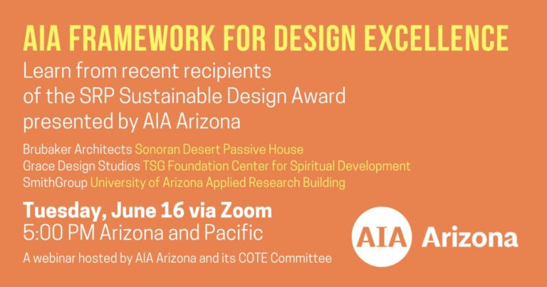 AIA Framework for Design Excellence Webinar - AIA Arizona